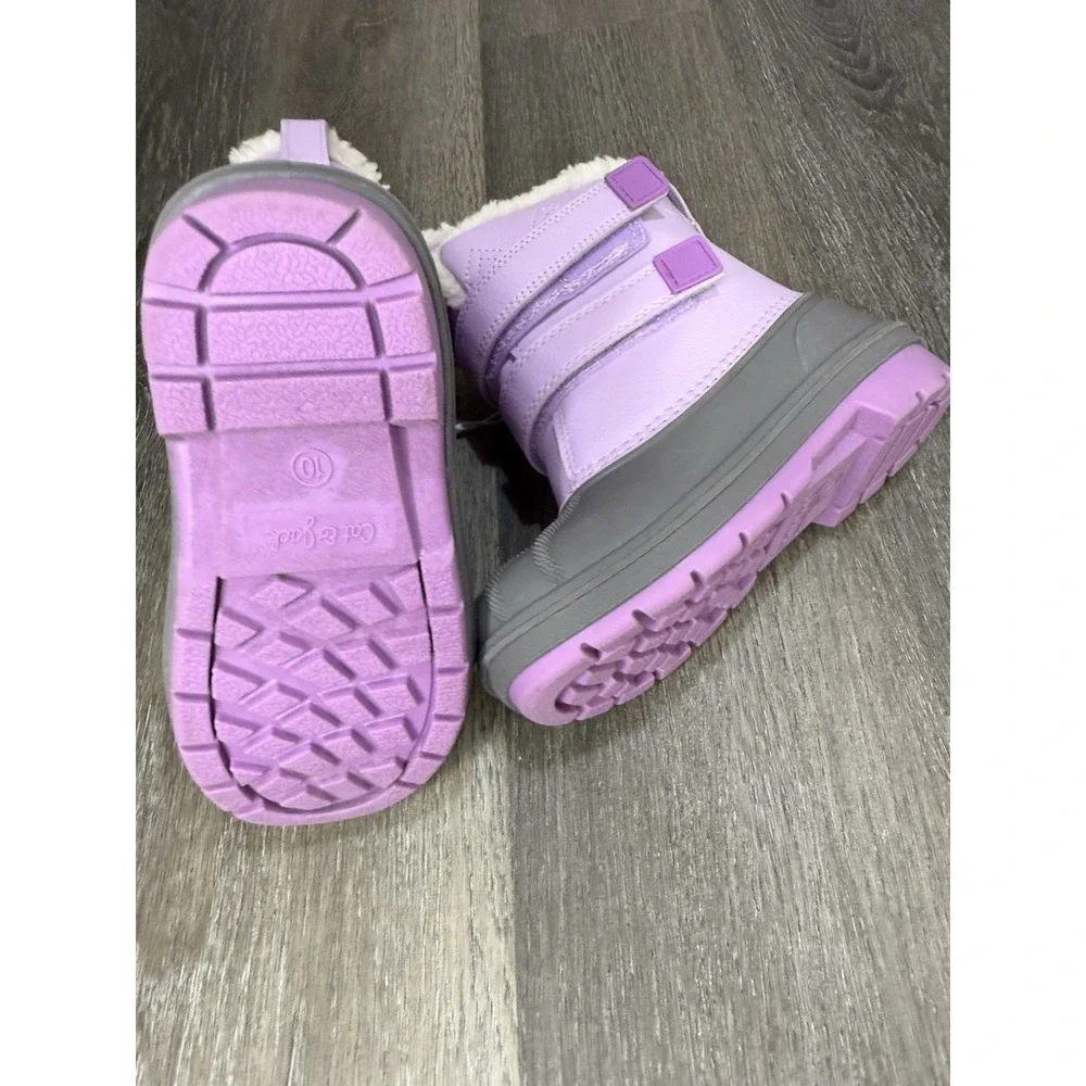 Toddler Denver Winter Boots - Cat & Jack Purple Snow Boot size 10 Toddler
